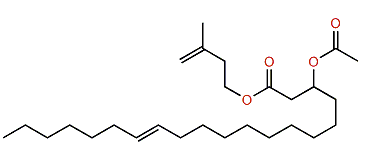 Isoprenyl 3-acetoxy-13-eicosenoate